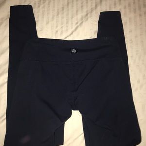 navy blue athleta leggings
